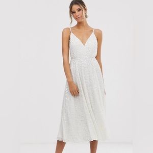 NWT ASOS Edition Embellished Sequin Cami Dress